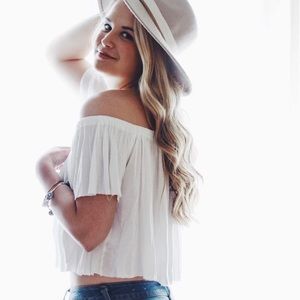 Urban Outfitters - off the shoulder top